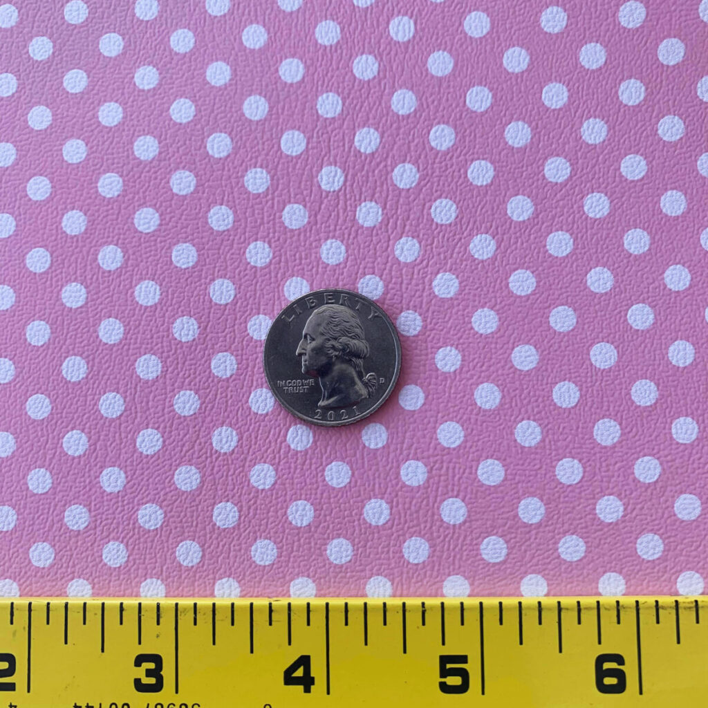 White Dots on Pink Fairytale Prints