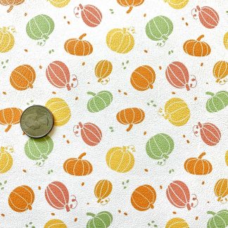 Pastel Pumpkins on White